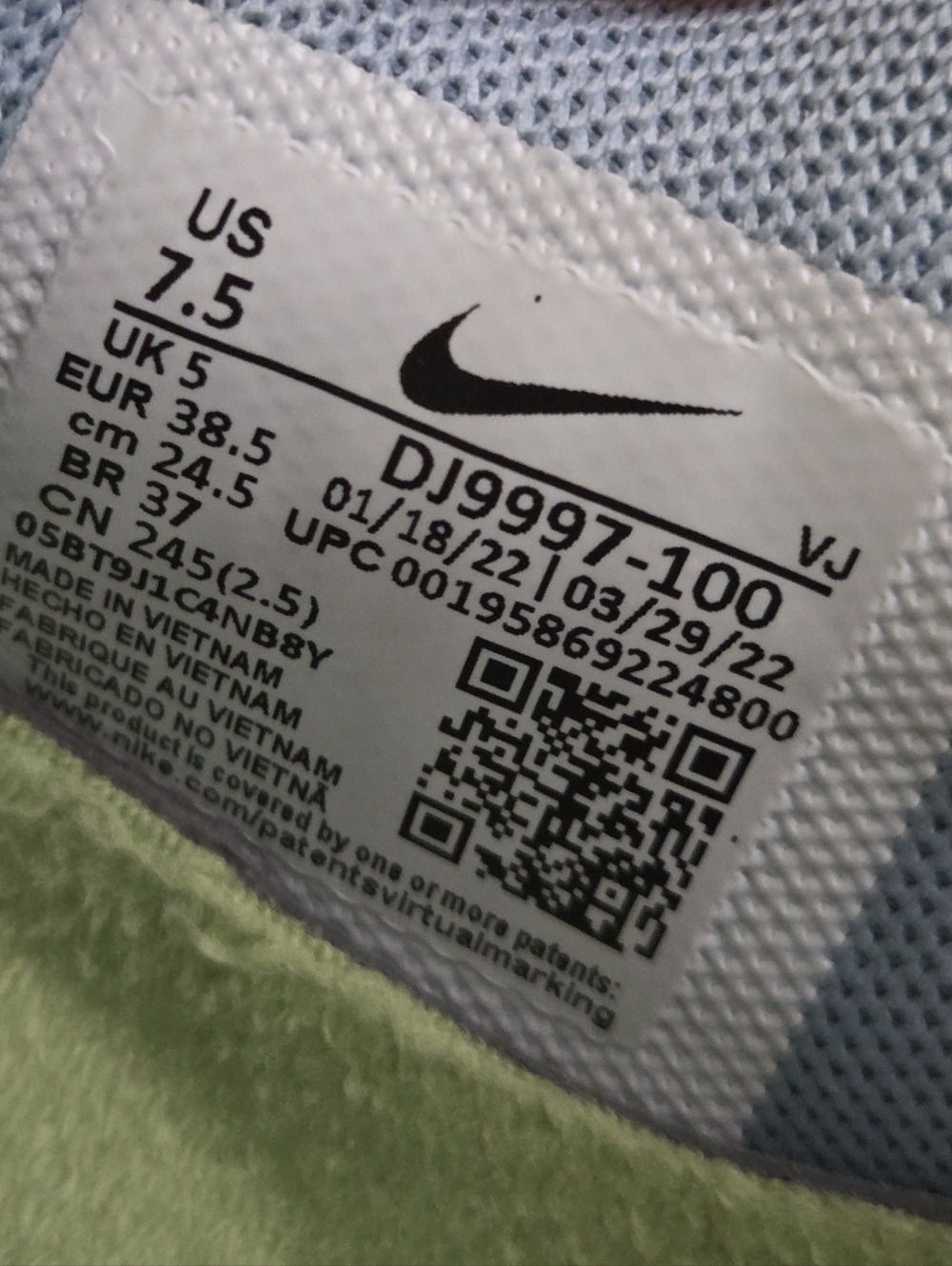 Nike Air Max 90 SE Sun Club Pastel Multicolor Womens Size 7.5 Sneaker DJ9997-100 - Picture 12 of 14